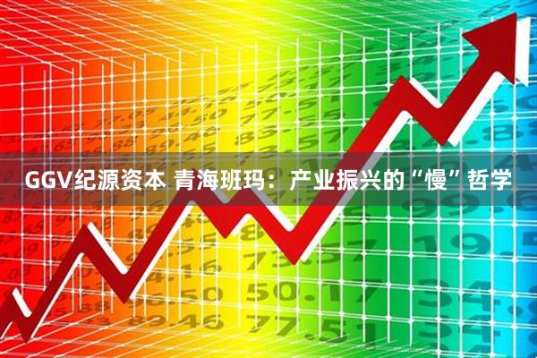 GGV纪源资本 青海班玛：产业振兴的“慢”哲学
